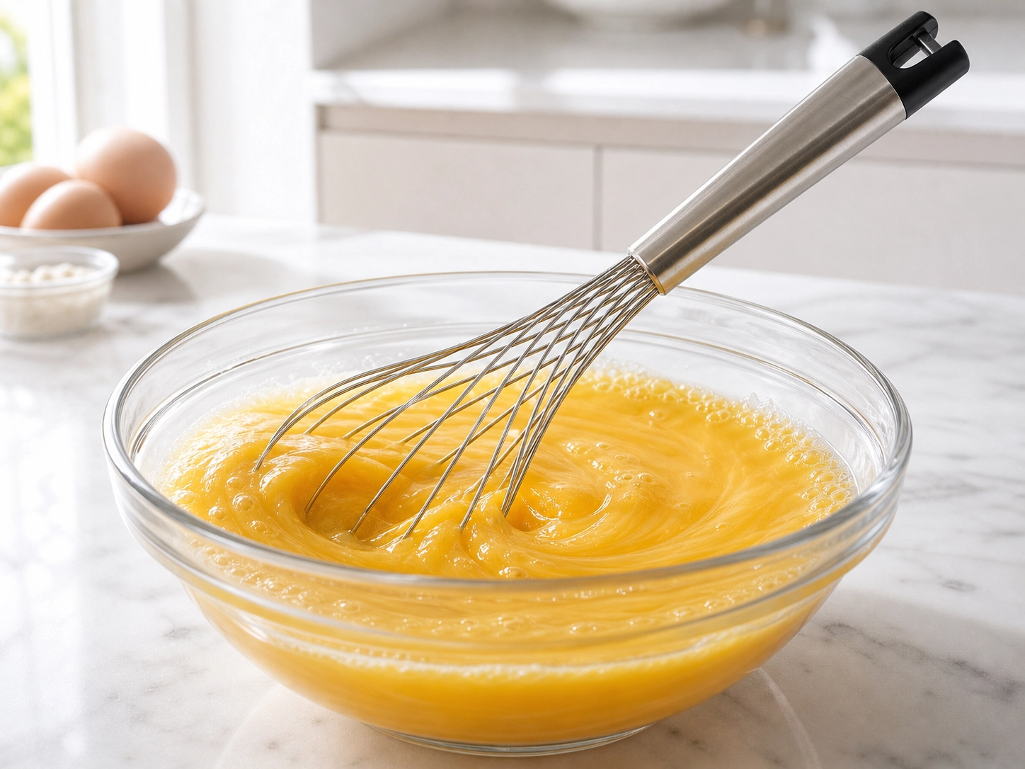 Function part : 18/8 Stainless steel Handle : 18/8 Stainless steel & ABS plastic Egg Whisk